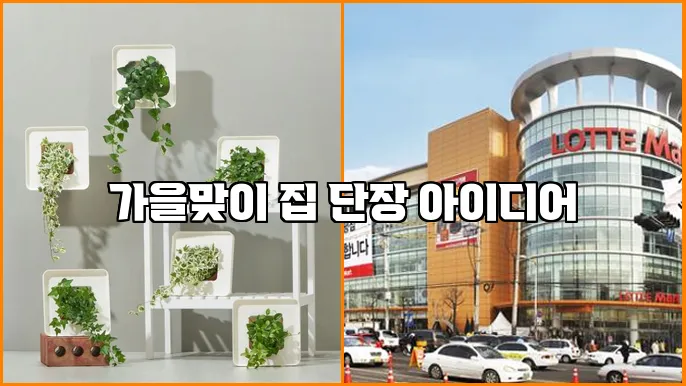 가을맞이 집 단장 아이디어