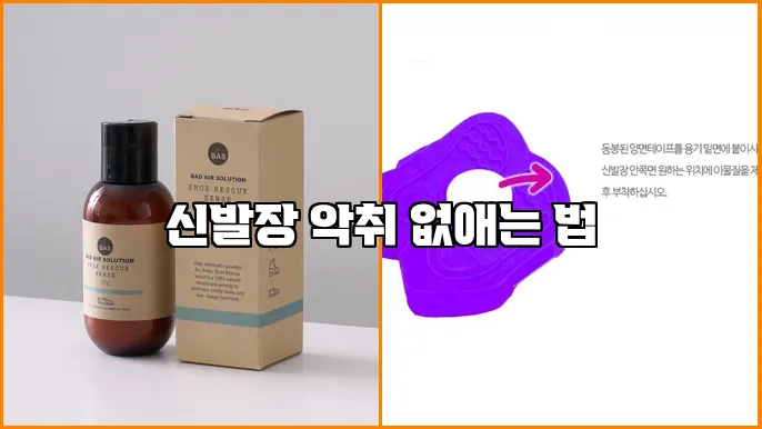 신발장 악취 없애는 법