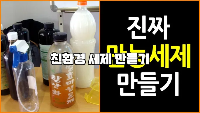 친환경 세제 만들기