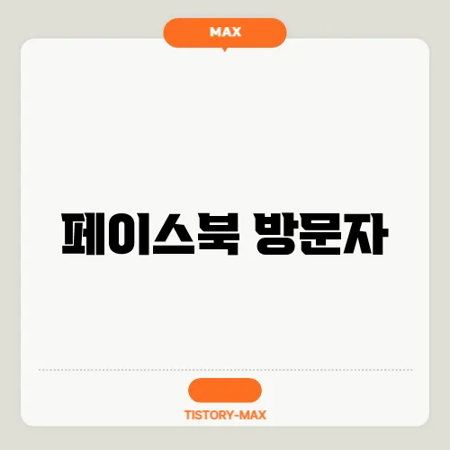 페이스북 방문자