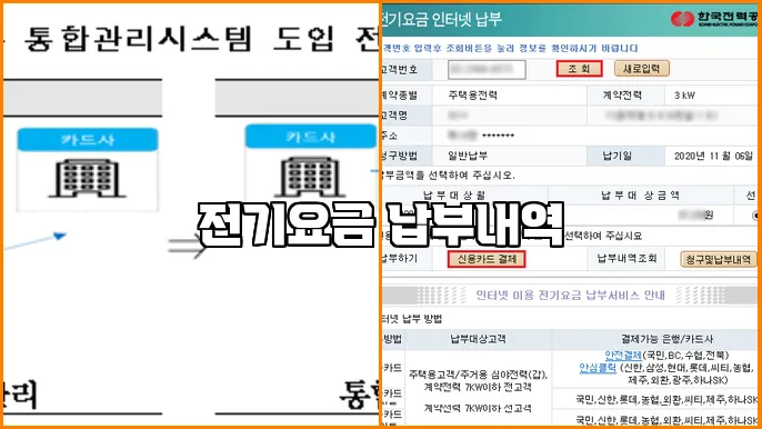 전기요금 납부내역
