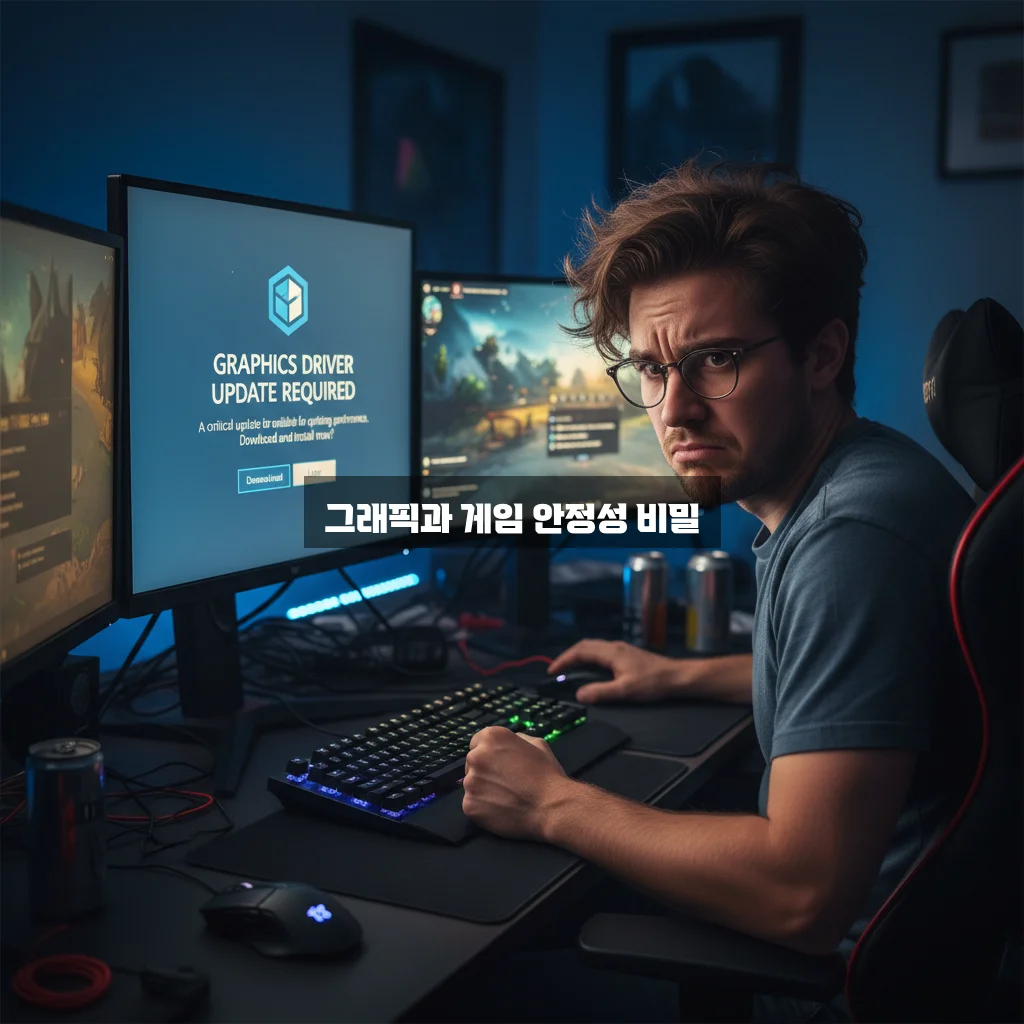 게임 중 튕김 현상 그래픽 드라이버 업데이트 관련 이미지 3