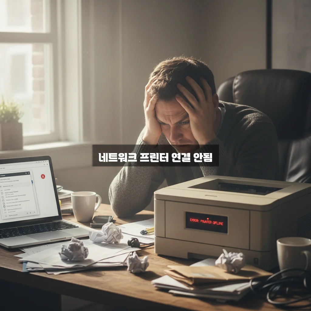 네트워크 프린터 연결 안됨 및 공유 설정 관련 이미지 3
