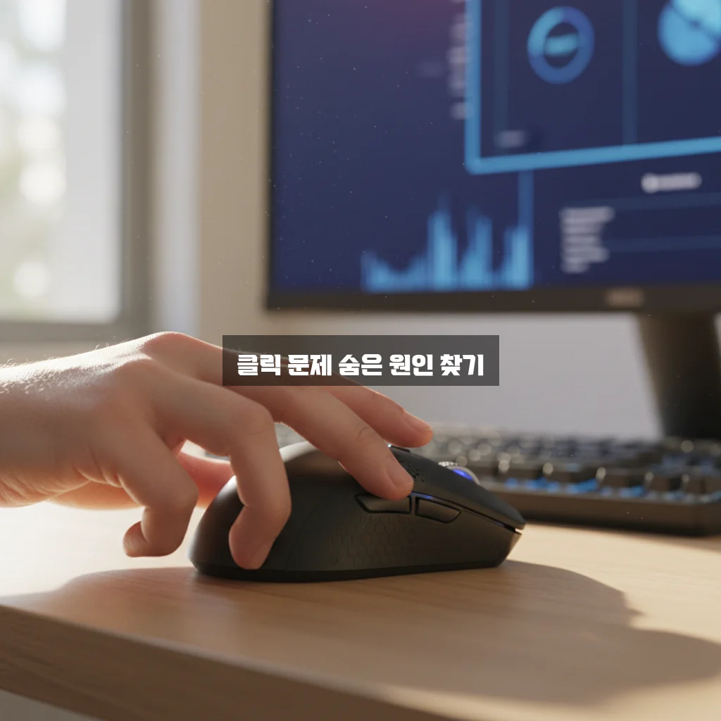 마우스 더블 클릭 증상 해결 및 클릭 속도 조절 관련 이미지 2