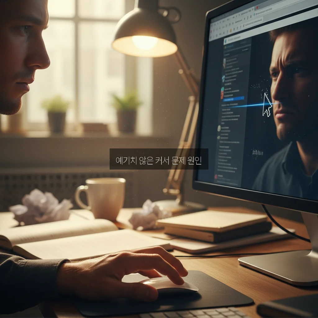 마우스 커서 사라짐 및 멈춤 현상 관련 이미지 3