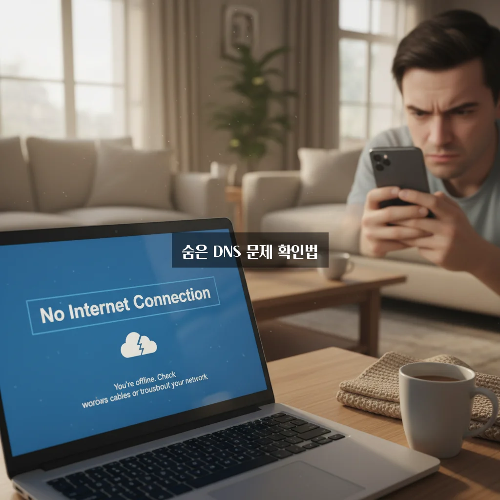 와이파이 연결은 됐는데 인터넷 안됨 (DNS 설정) 관련 이미지 1