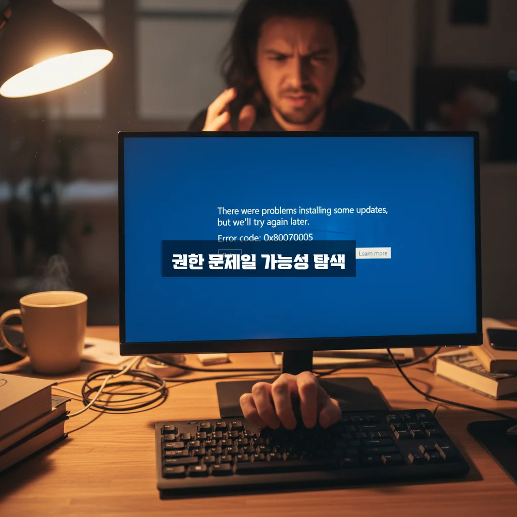 윈도우 업데이트 오류 0x80070005 해결 방법 관련 이미지 2