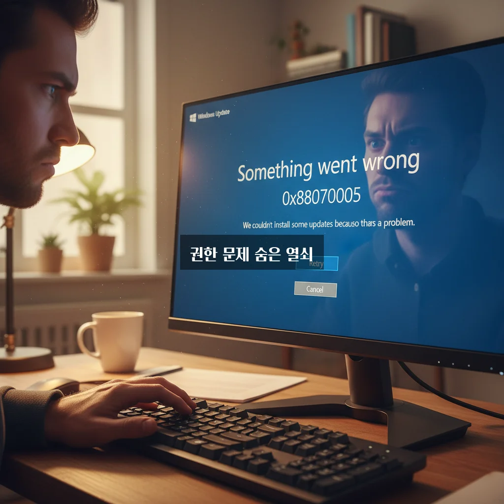 윈도우 업데이트 오류 0x80070005 해결 방법 관련 이미지 3