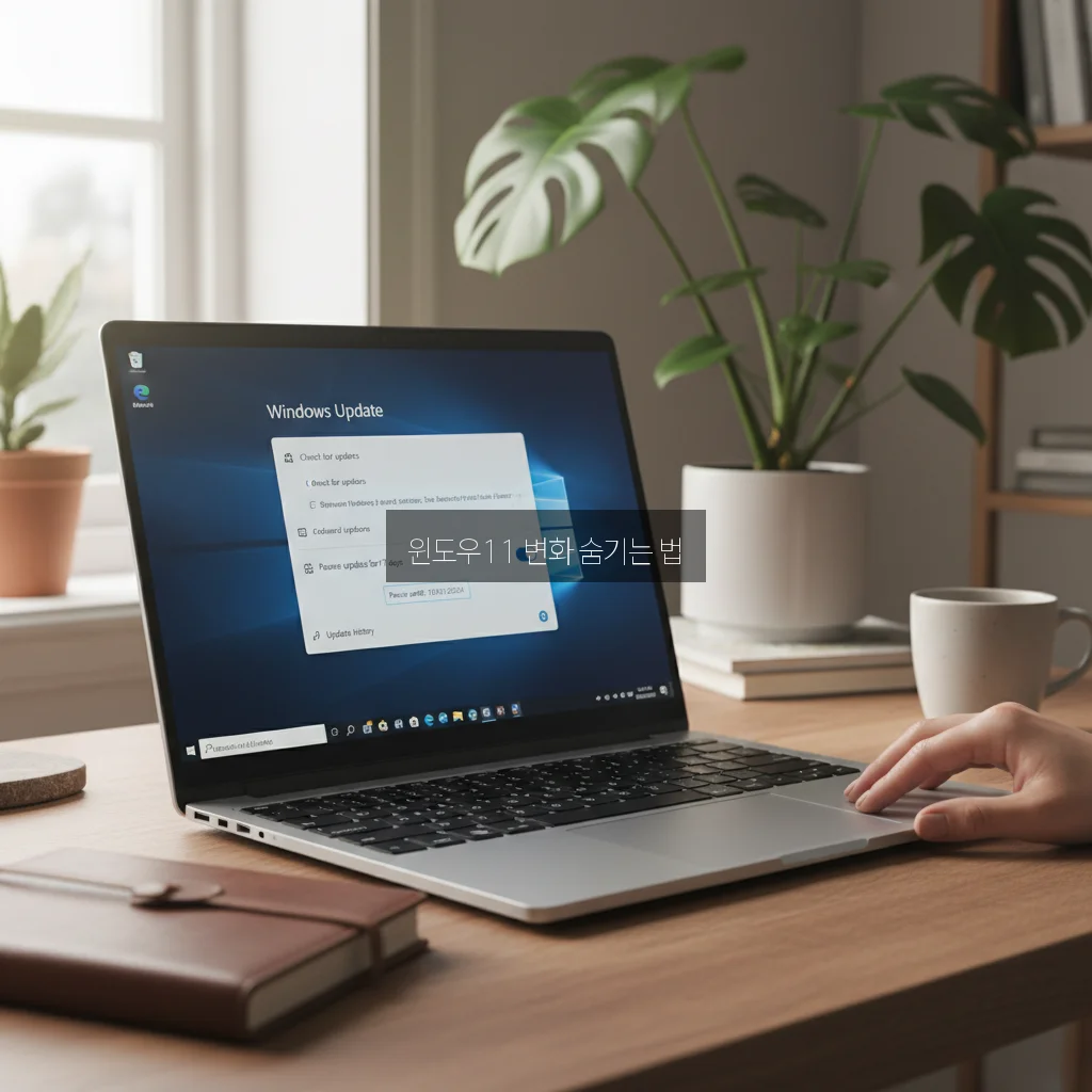 윈도우11 업데이트 끄기 및 자동 재부팅 방지 관련 이미지 1