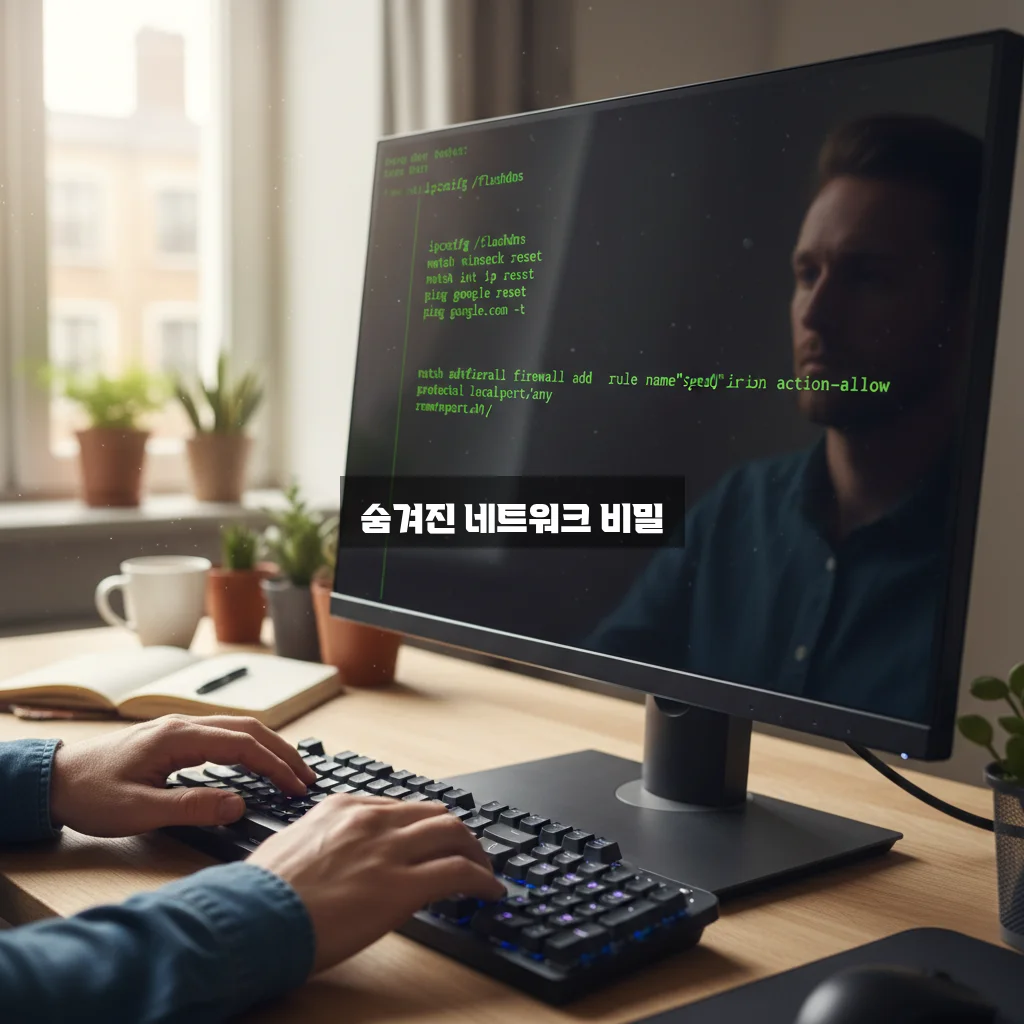 인터넷 속도 느려짐 cmd 명령어로 최적화 관련 이미지 2