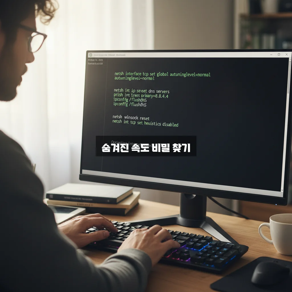 인터넷 속도 느려짐 cmd 명령어로 최적화 관련 이미지 3