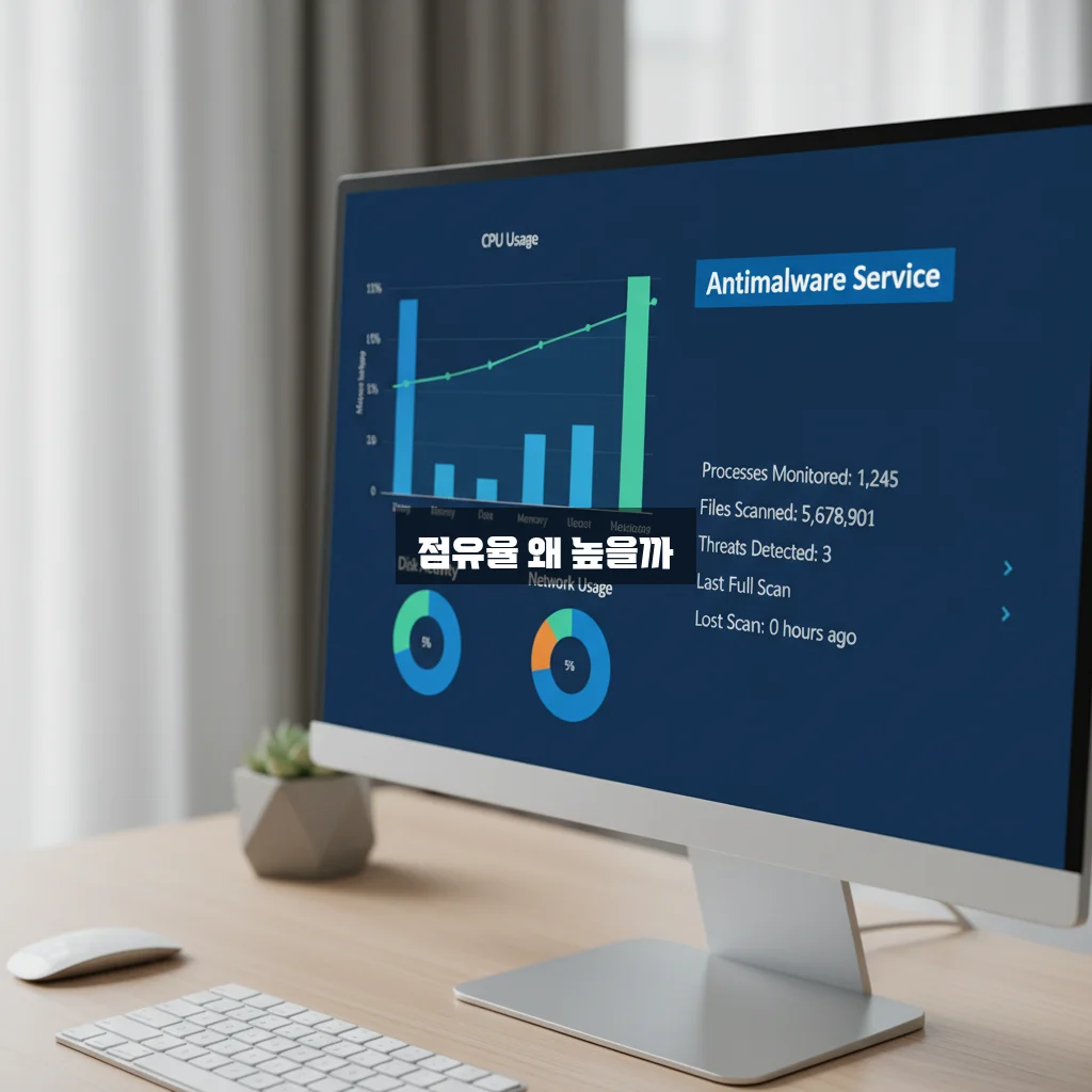 컴퓨터 렉 걸림 점유율 확인 (Antimalware Service) 관련 이미지 3