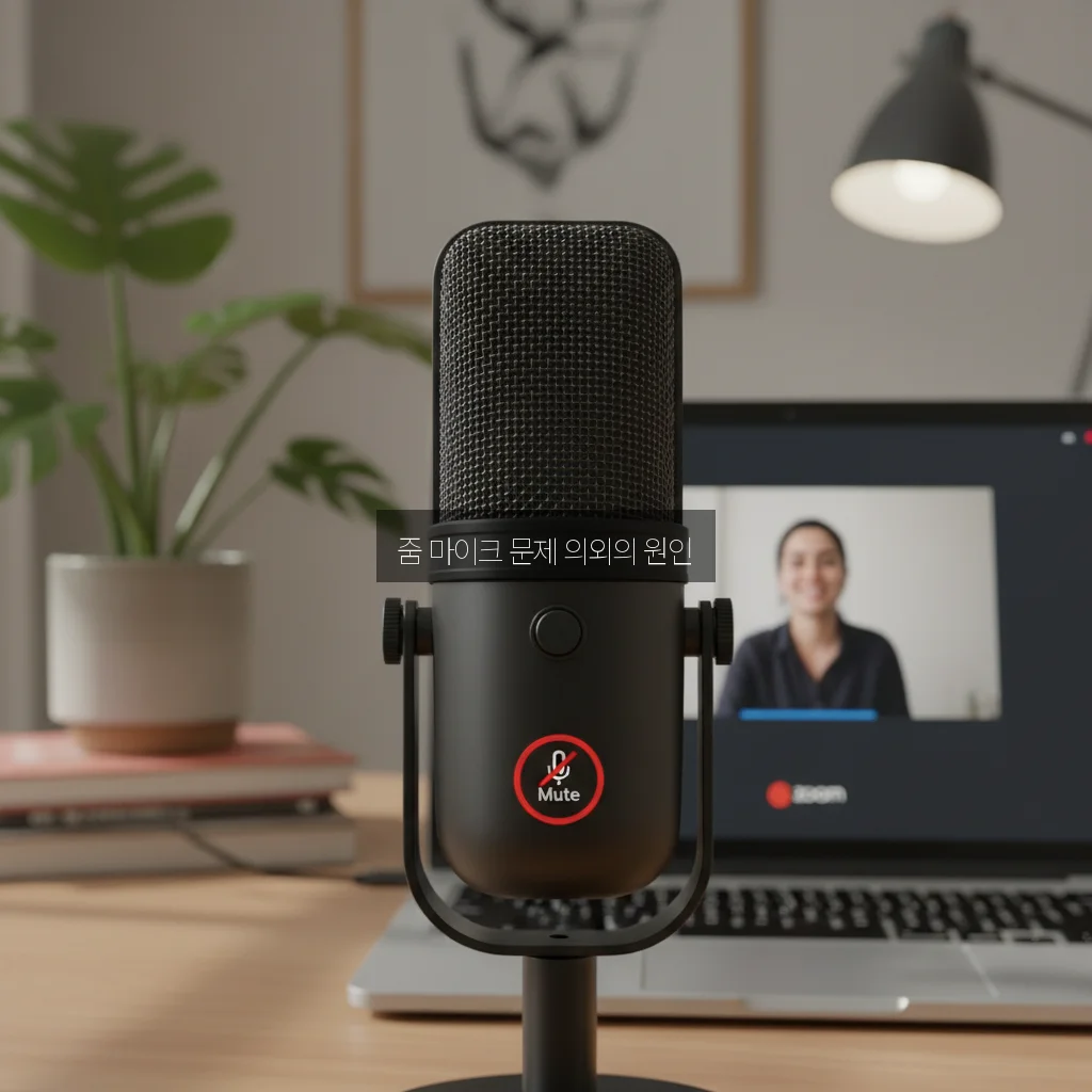 컴퓨터 마이크 안됨 줌(Zoom) 설정 체크 관련 이미지 2