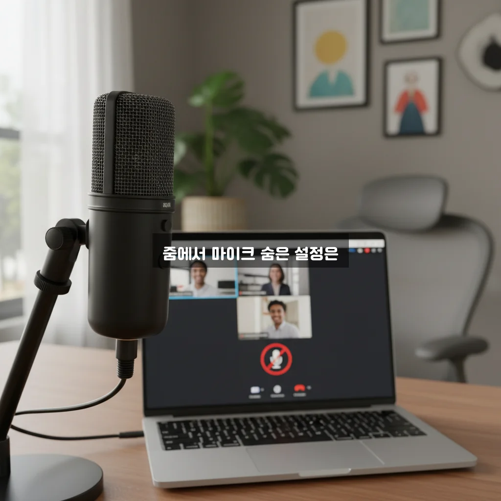컴퓨터 마이크 안됨 줌(Zoom) 설정 체크 관련 이미지 3