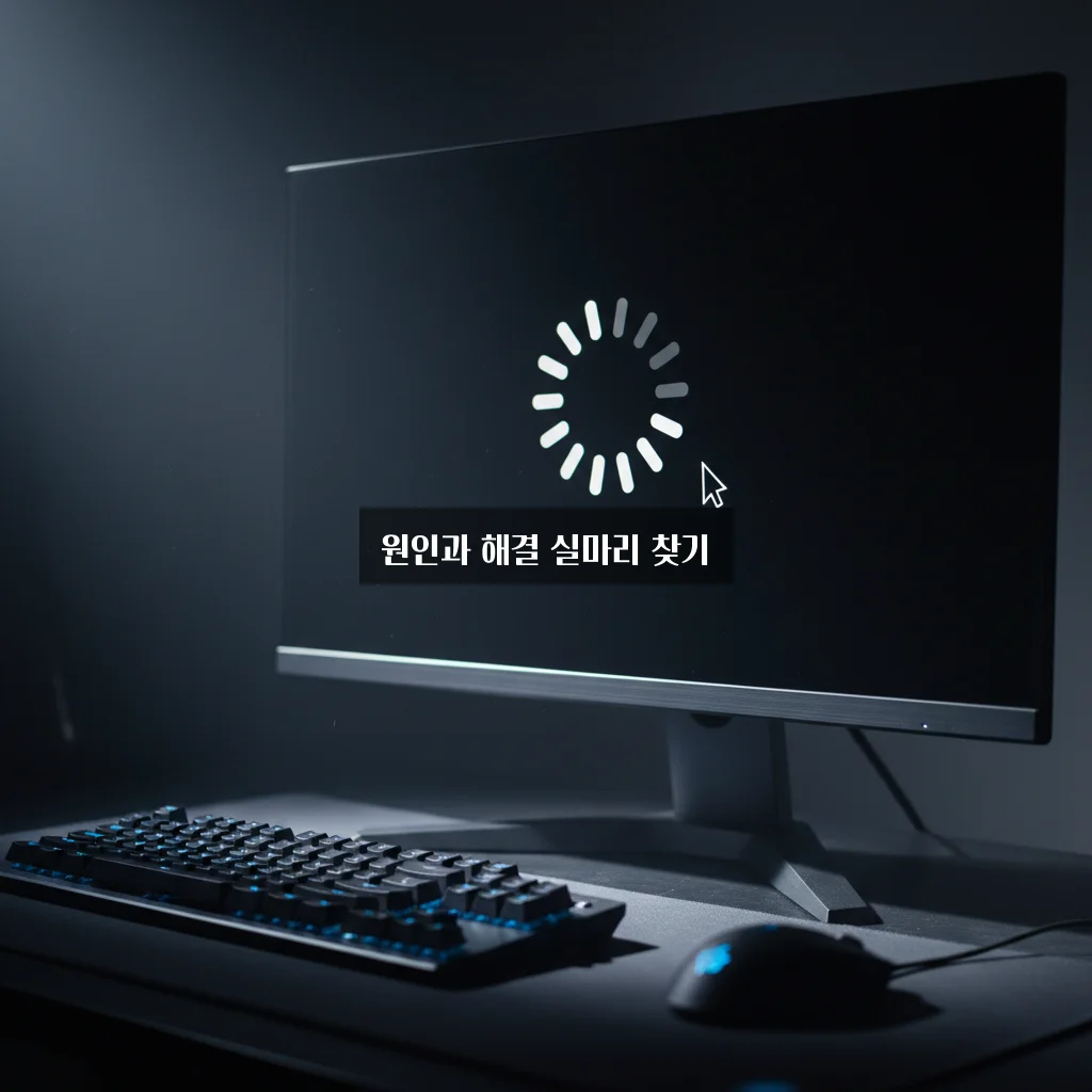 컴퓨터 부팅 안됨 검은 화면에 마우스만 보일 때 관련 이미지 3