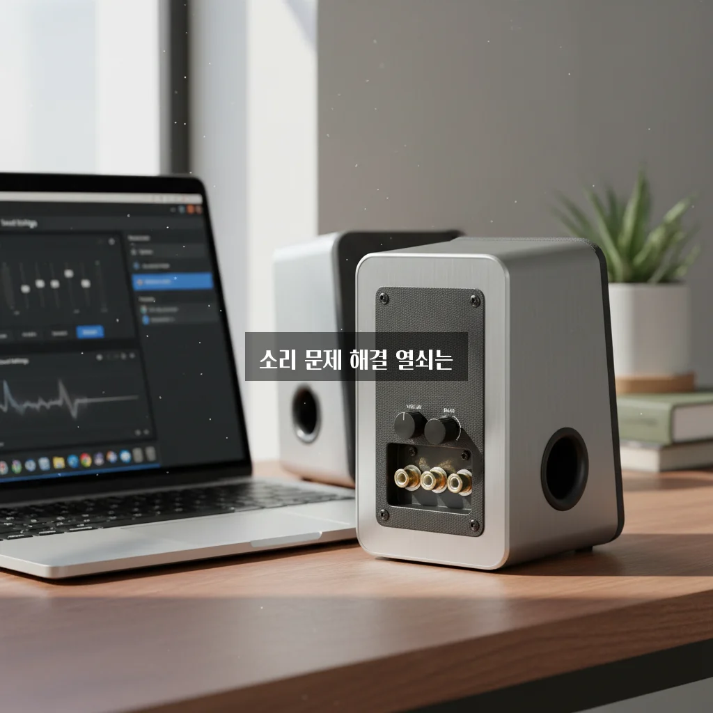 컴퓨터 소리가 안 나요 스피커 설정 및 드라이버 관련 이미지 2