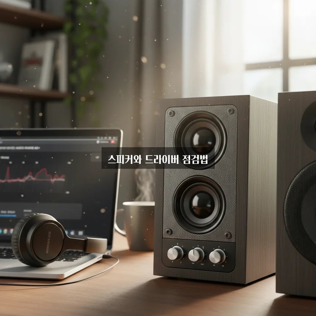 컴퓨터 소리가 안 나요 스피커 설정 및 드라이버 관련 이미지 3