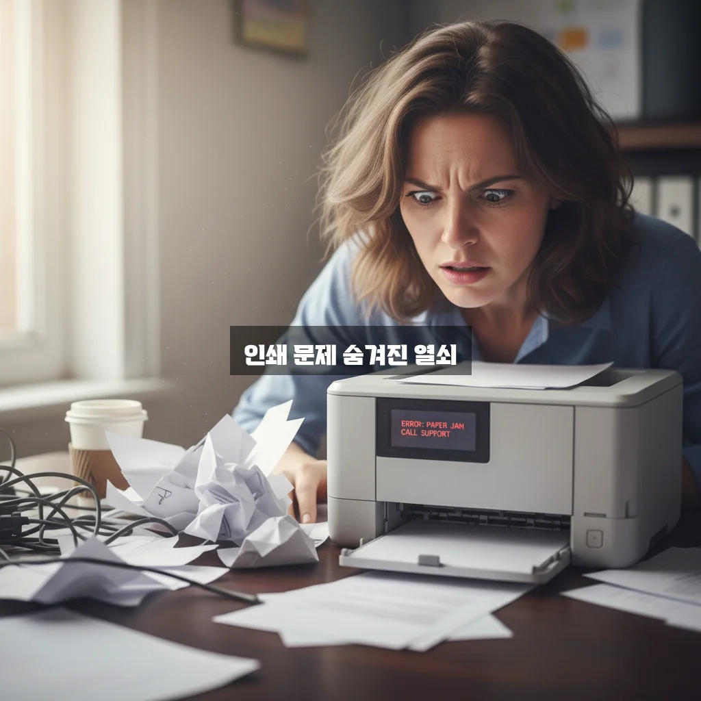 프린터 스풀링 오류 및 인쇄 안됨 서비스 재시작 관련 이미지 3