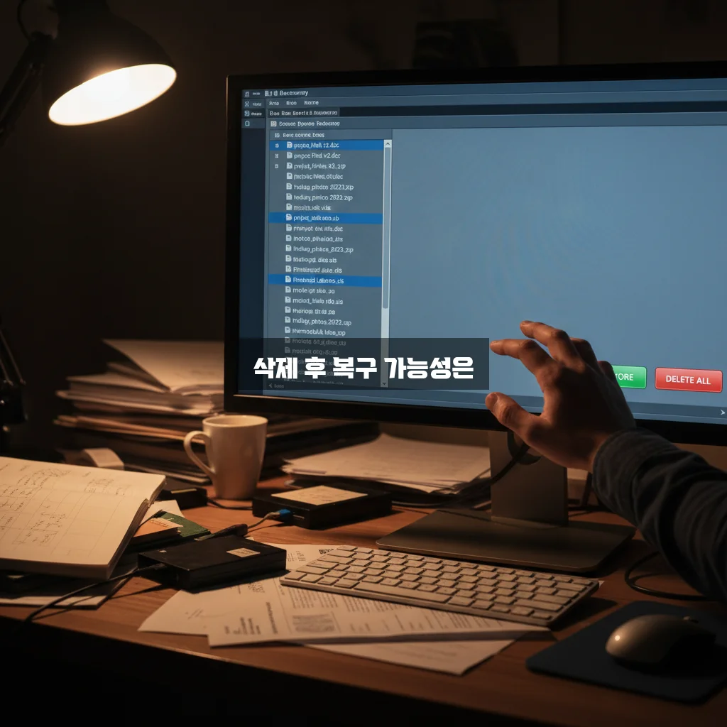 휴지통 삭제 파일 복구 프로그램 없이 가능할까? 관련 이미지 1