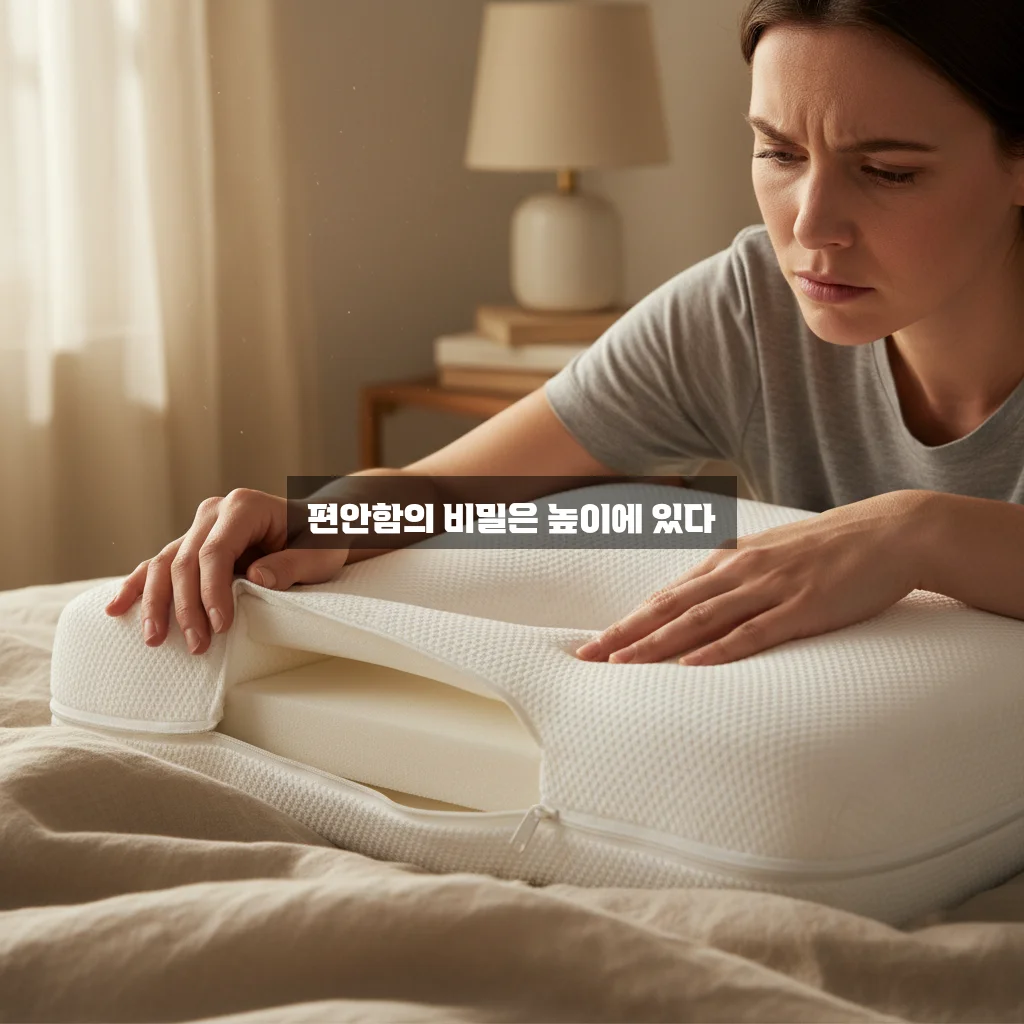 경추 베개 높이 고르는 법 관련 이미지 1