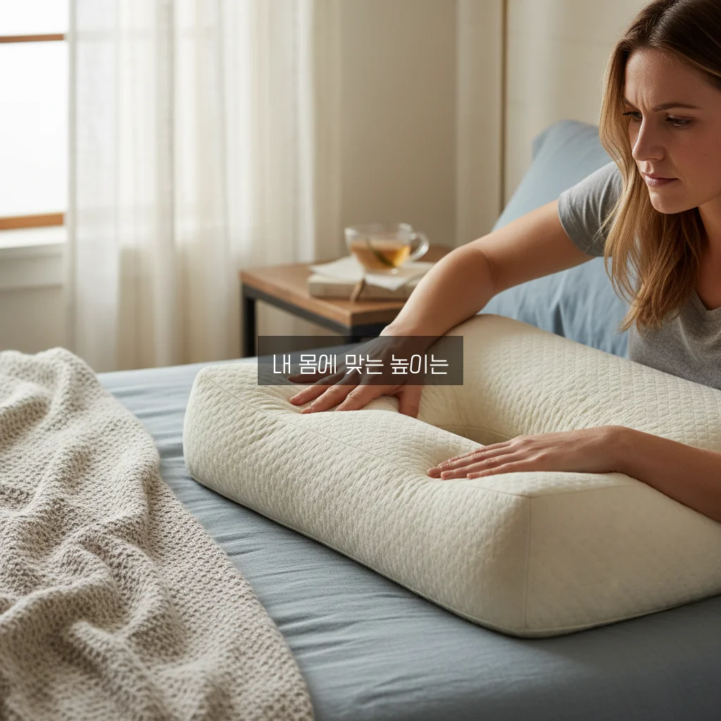 경추 베개 높이 고르는 법 관련 이미지 3