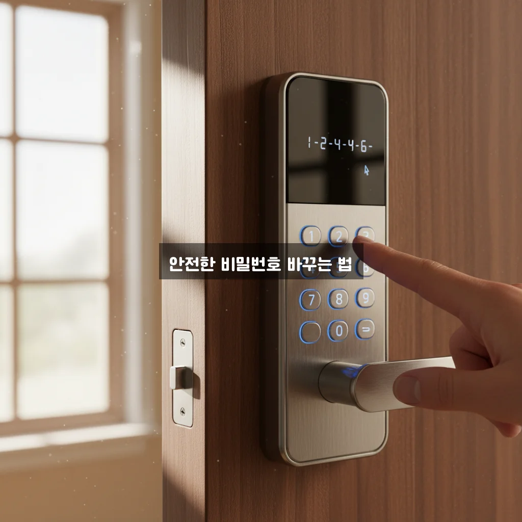 도어락 비밀번호 변경 관련 이미지 1