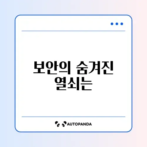 홈CCTV 해킹 방지 설정