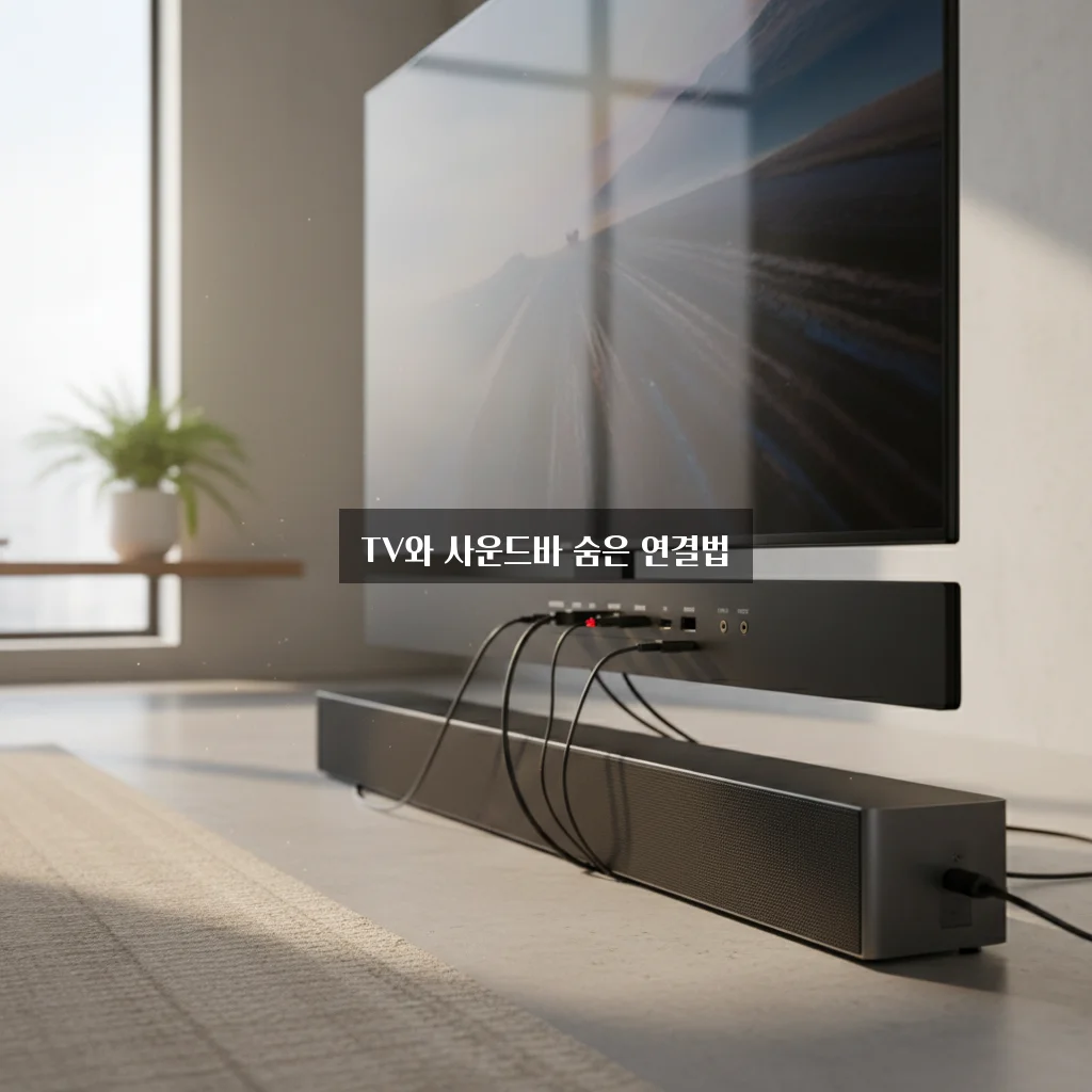사운드바 TV 연결 방법 관련 이미지 3