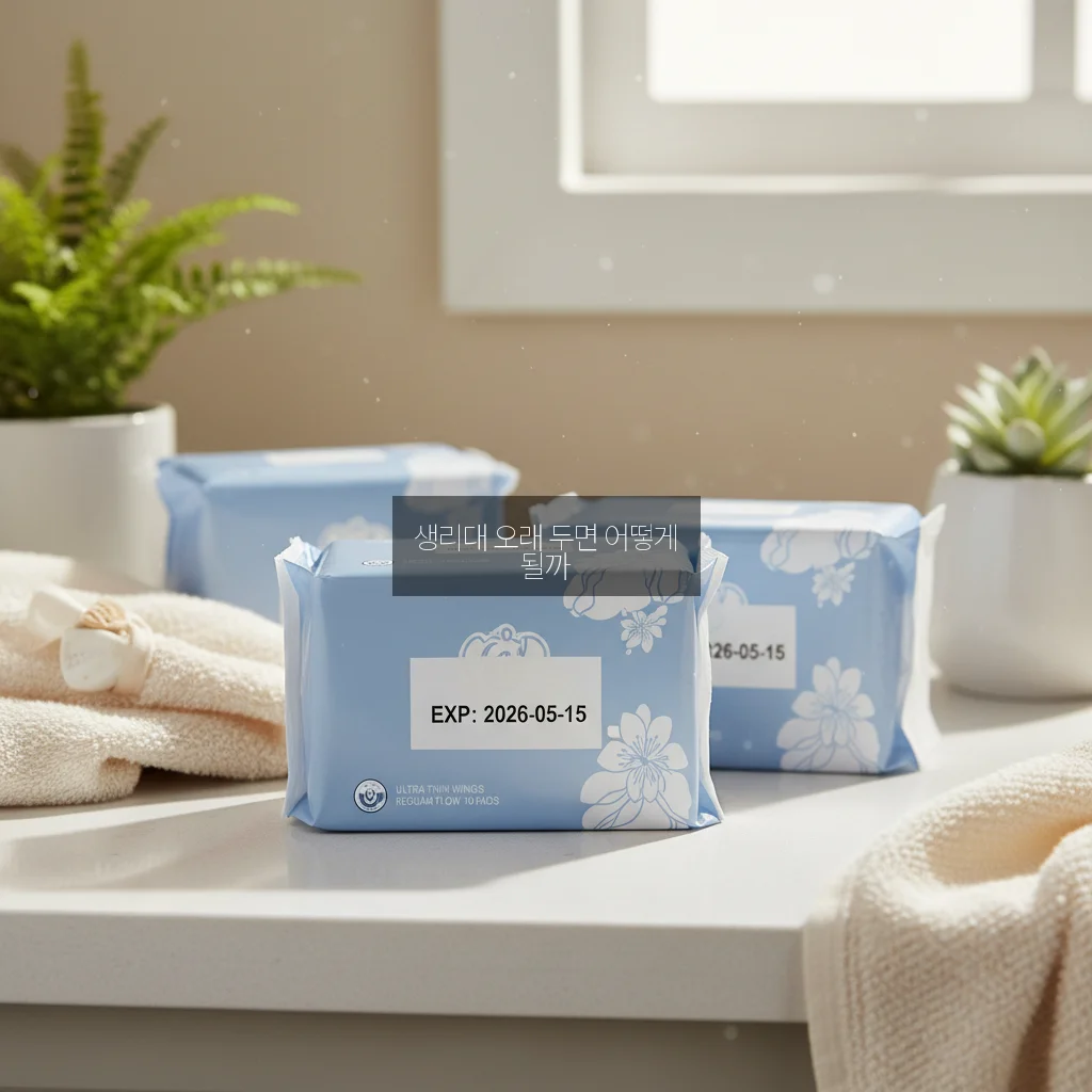 생리대 유통기한 확인 관련 이미지 1