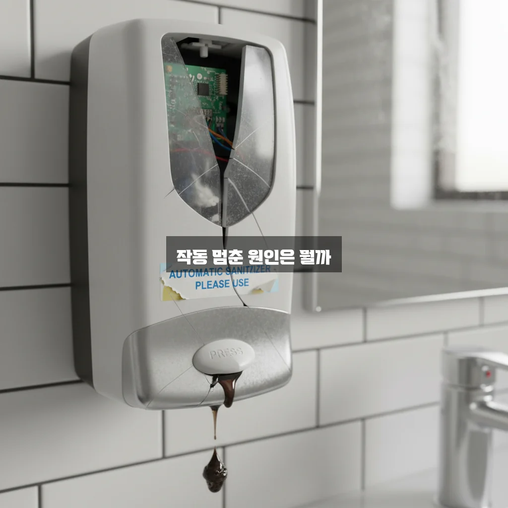 자동 손세정기 고장 관련 이미지 2