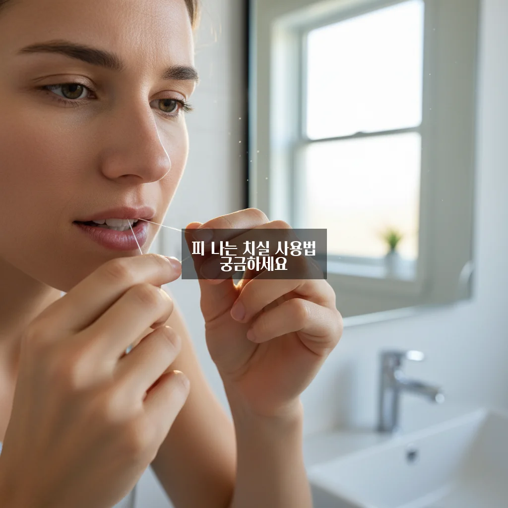 치실 사용법 (피날 때) 관련 이미지 1