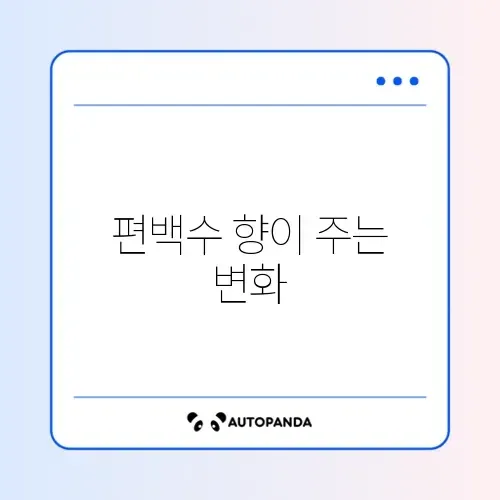 편백수 피톤치드 효과