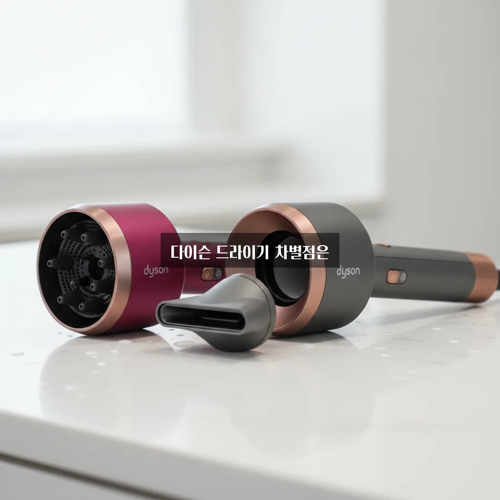 헤어 드라이기 다이슨 비교 관련 이미지 1