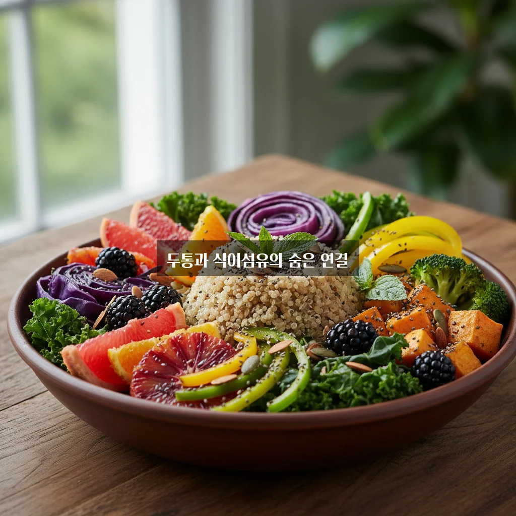 40대 두통 완화에 좋은 식이섬유 섭취 방법 알아보기 관련 이미지 1