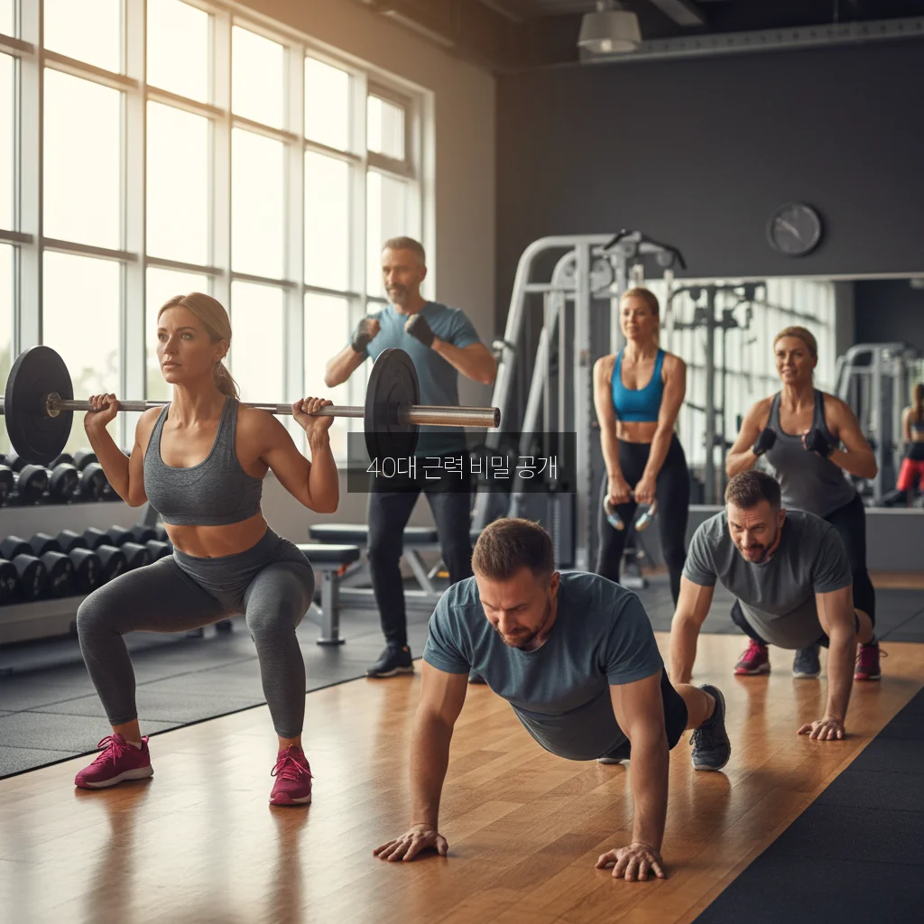 40대를 위한 근력운동 2주 집중 가이드 알아보기 관련 이미지 1