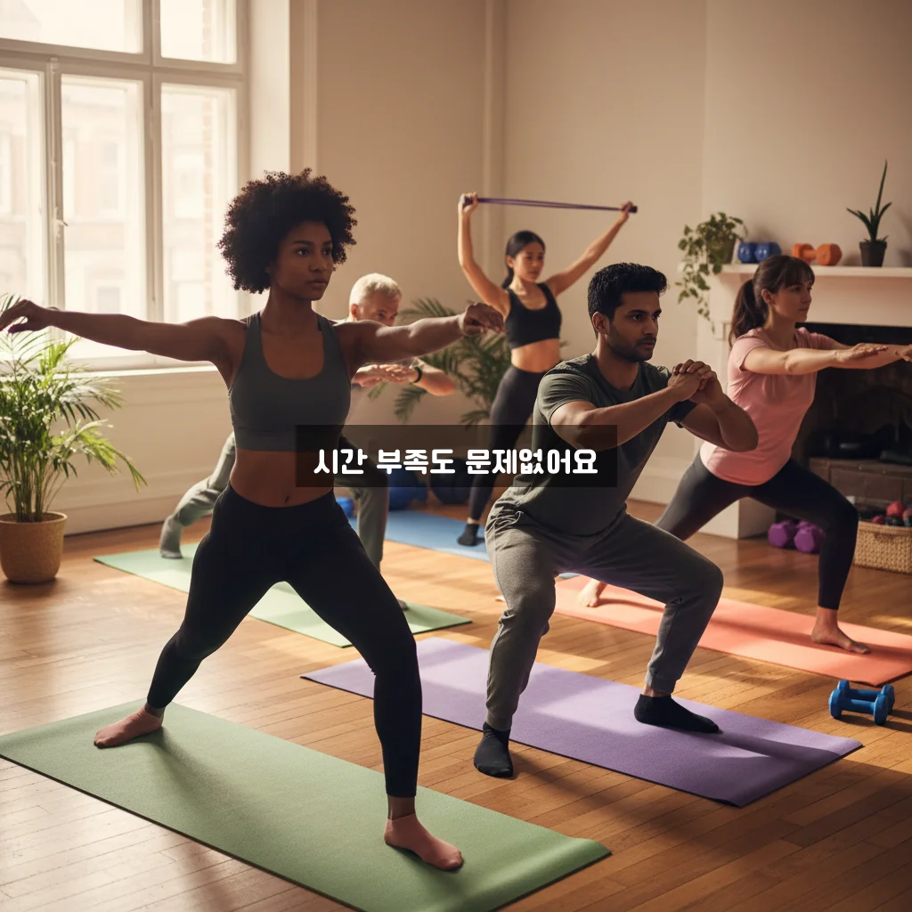 4주 완성! 바쁜 사람을 위한 홈트 운동루틴 가이드 관련 이미지 3