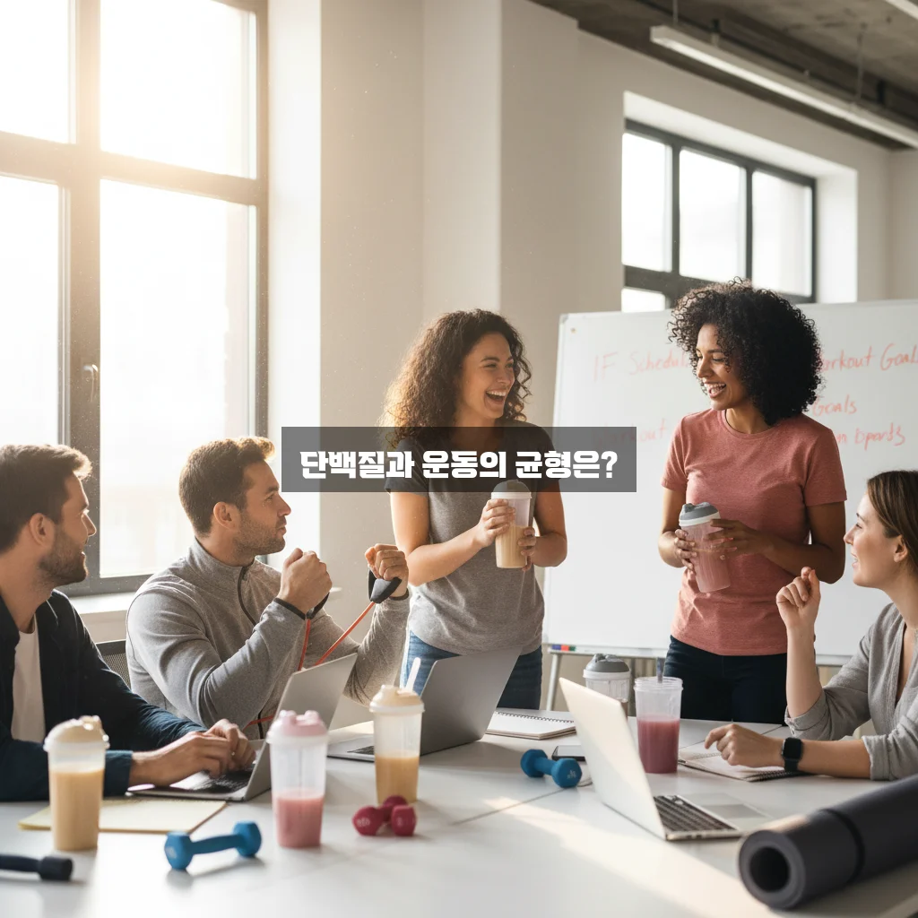 간헐적 단식 단백질량과 운동 루틴 직장인 완벽 정리 관련 이미지 3