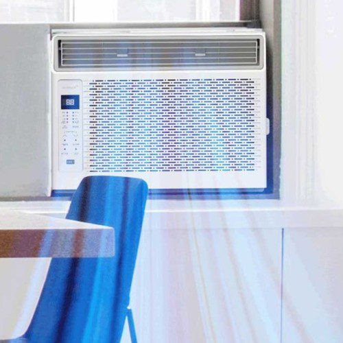 가로형 미니 저소음 창문형 에어컨 창틀 창호 소형 창호형 에어컨