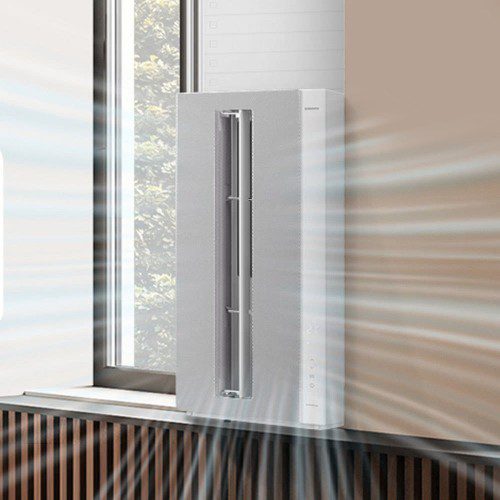 삼성 비스포크윈도우핏 창문형에어컨 AW06C7155GWA 무풍 1등급 19.2㎡ 캔퍼스그레이