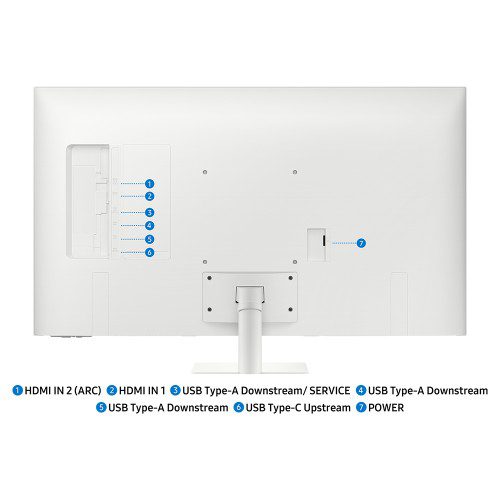 삼성전자 LS43FM701 스마트모니터 M7 M70F 107.9cm(43인치) 4K UHD 화이트