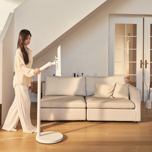 와이드무빙뷰 화이트에디션 삼탠바이미 셋트 81cm(32인치) HD 스마트 이동식 TV 중소바이미 삼텐바이미 V1 셀프설치가능