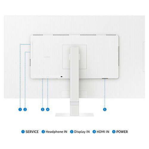 삼성 81cm(32인치) UHD 4K 모니터 S32D701 화이트 서브