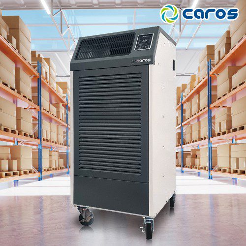 캐로스 산업용제습기 국산 자연배수형 대용량 물류센터제습기 210L