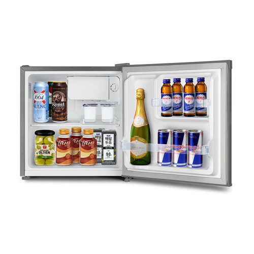 소형 미니 냉장고 1도어 원룸 일반 사무실 냉장고 더함 CHIQ 왼쪽(좌), 46L 실버