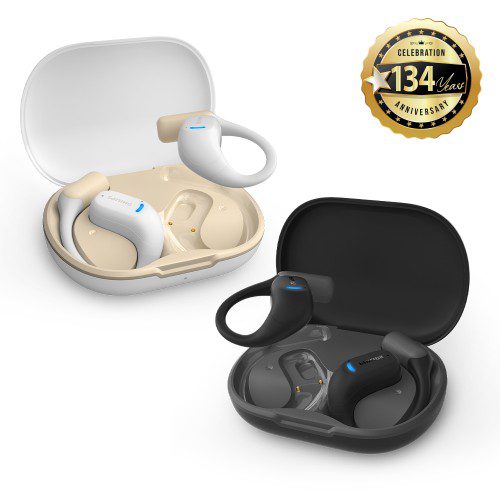 필립스 블루투스 무선 오픈형 이어폰 TAA6709 화이트