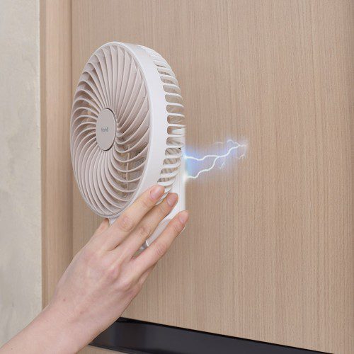 프롬비 빅팬 자동회전 무선 자석 집게형 휴대용 탁상선풍기 FG259 애쉬네이비