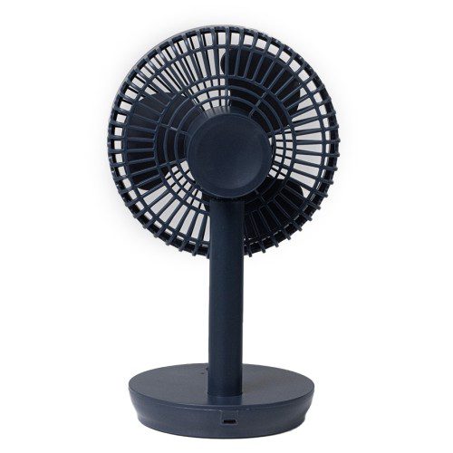 쿠잉 탁상용 무선선풍기 미니 소형 캠핑용 사무실 책상용 침대 네이비