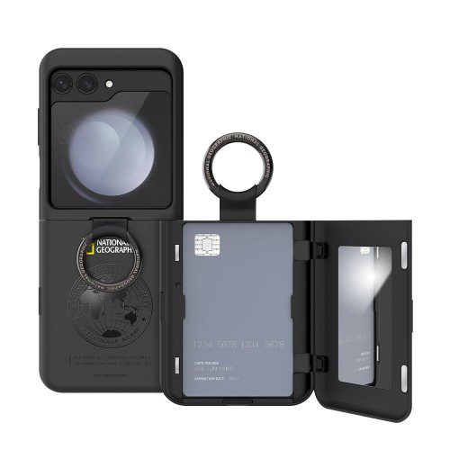 내셔널지오그래픽 글로벌씰 마그네틱 카드도어 범퍼 케이스 갤럭시Z 플립5