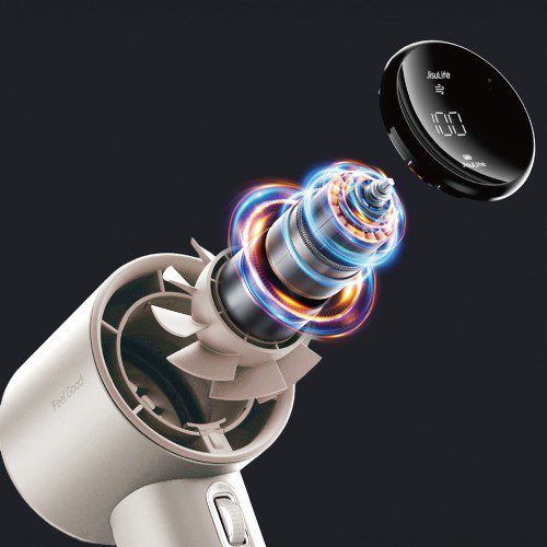 휴대용 손 선풍기 미니 에어컨 냉각 손풍기 핸디 목걸이 선풍기 Pro1S 샴페인 브라운