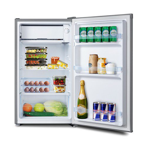 소형 미니 냉장고 1도어 원룸 일반 사무실 냉장고 더함 CHIQ 왼쪽(좌), 92L 실버